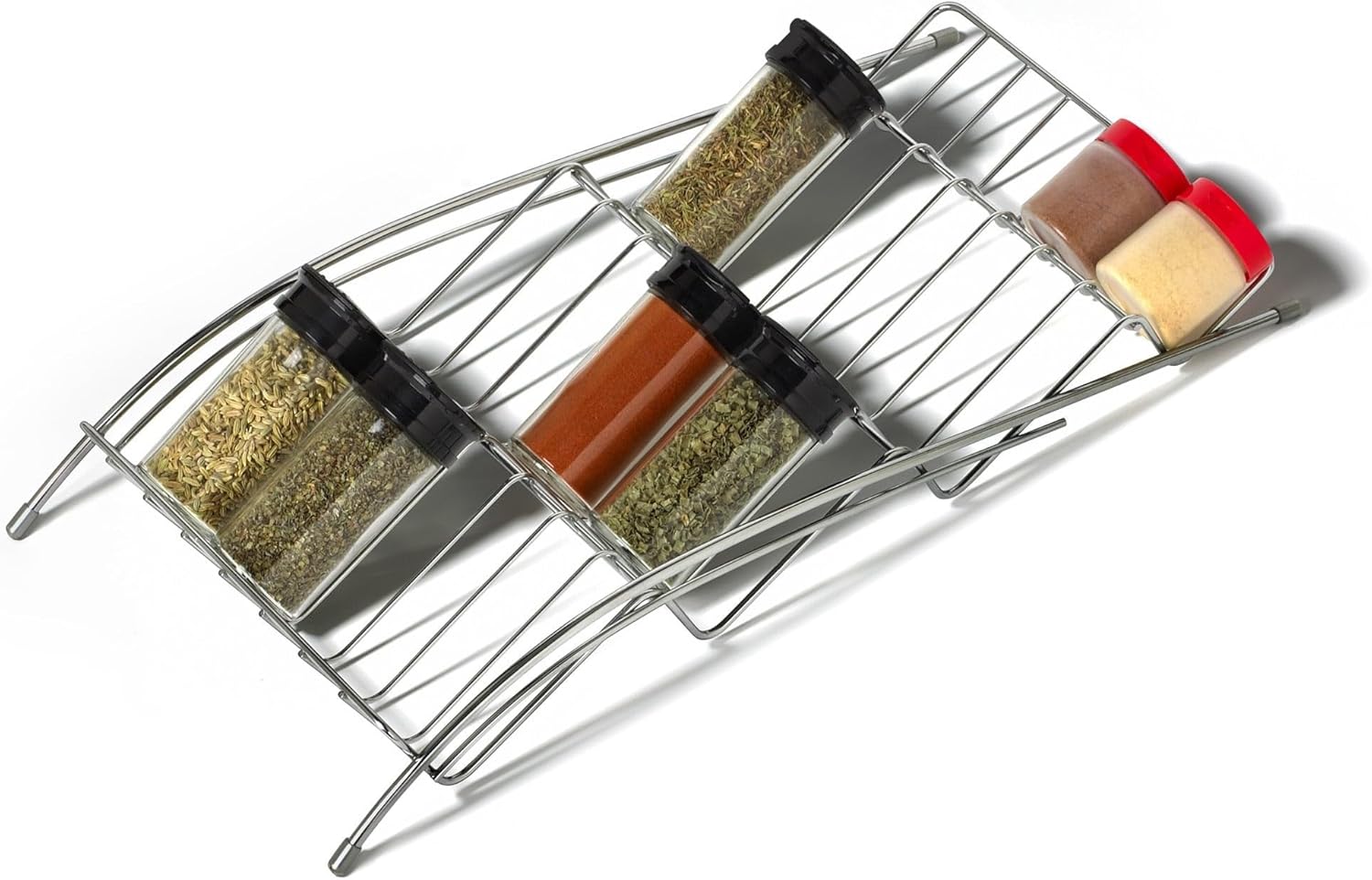 Multifunctional Drawer-Type Spice Rack with Rubber Feet - Image 2