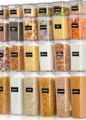 24-Pack Black Food Storage Containers with Lids